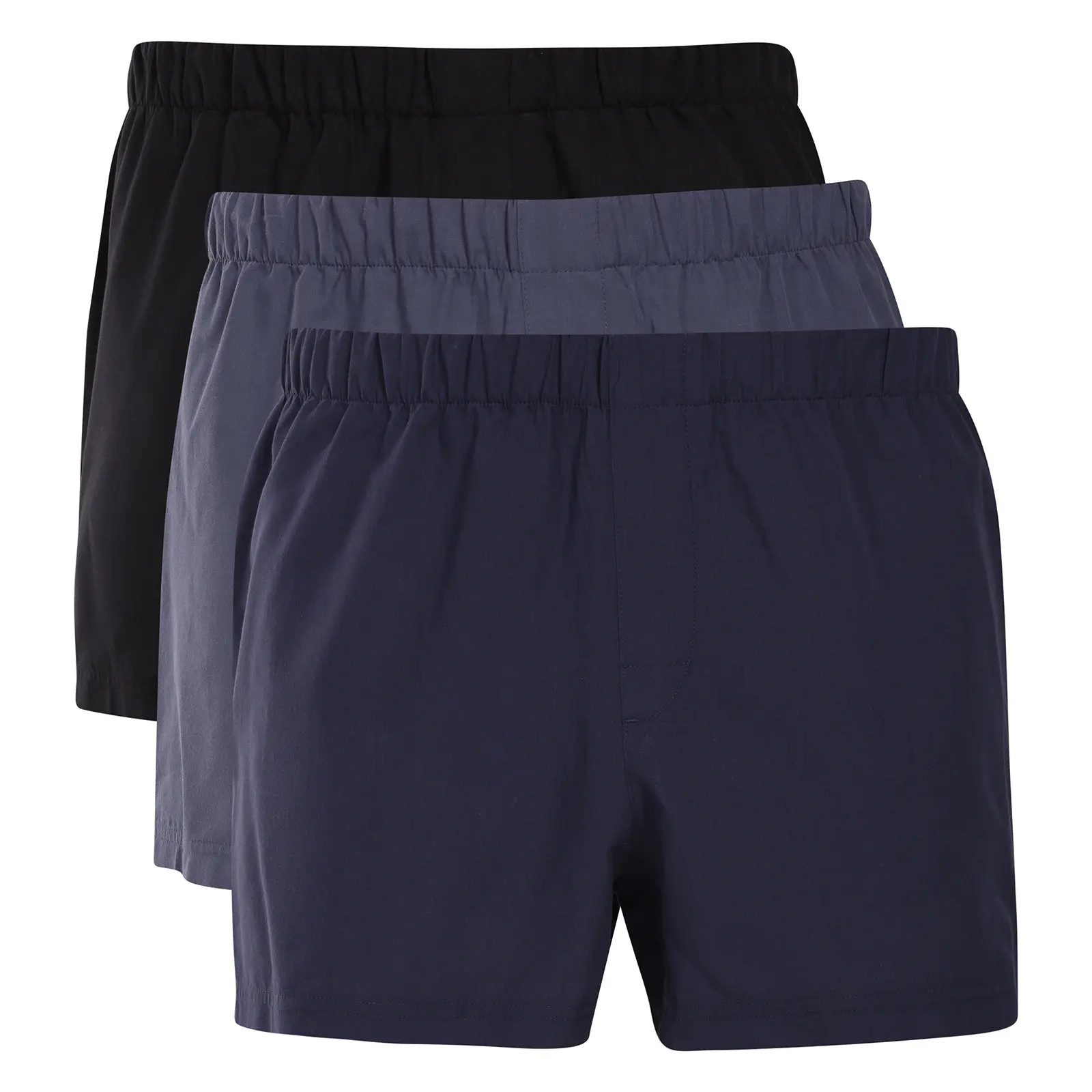 3PACK pánské trenky Jack and Jones vícebarevné (12281678-vintage indigo)