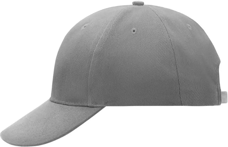 6 panelová kšiltovka vyztužená - dark grey