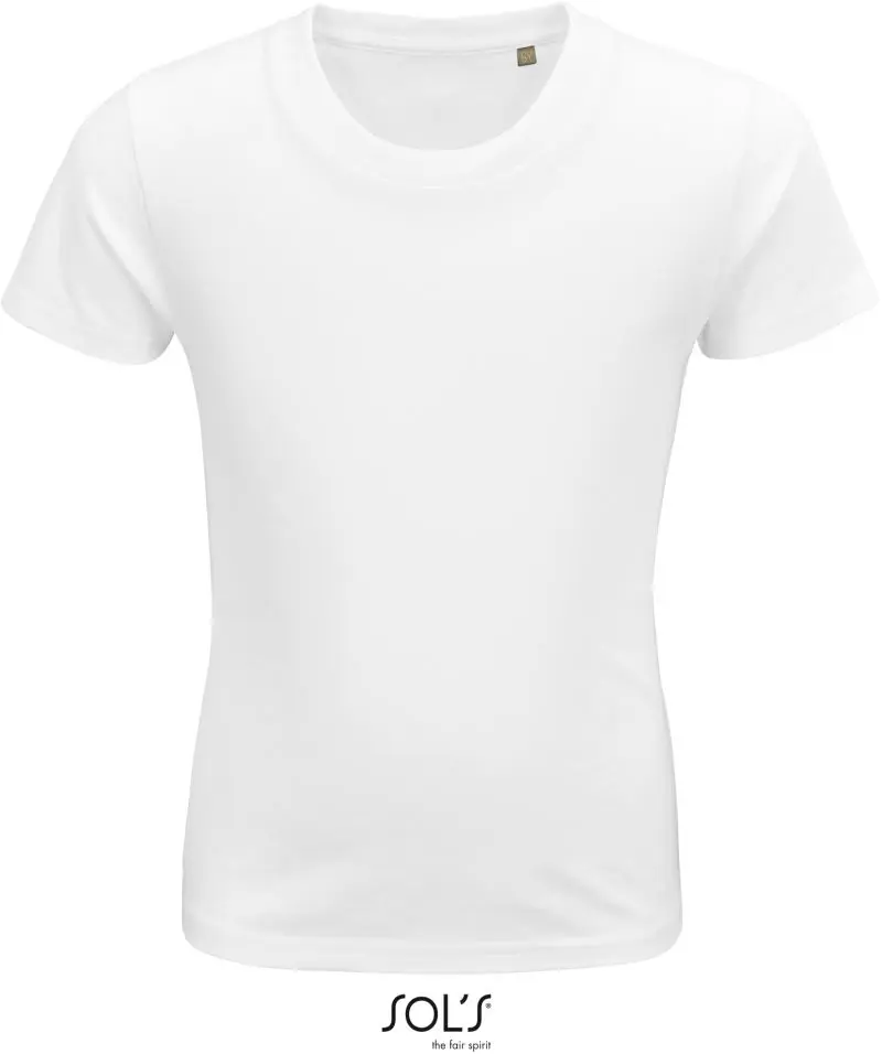 Dětské tričko z bio bavlny - white