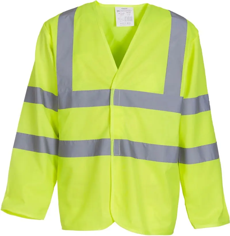 Bezpečnostní vesta s dlouhým rukávem - hi vis