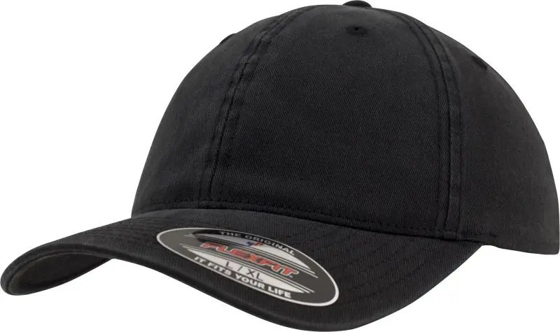 6 panelová kšiltovka "Dad Hat" - black