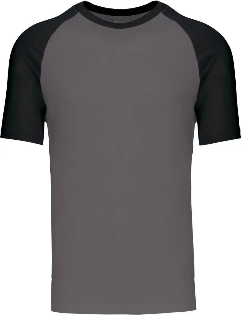 Baseballové tričko - slate grey/black