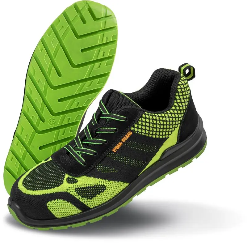 Bezpečnostní boty "Hicks" - neon green/black