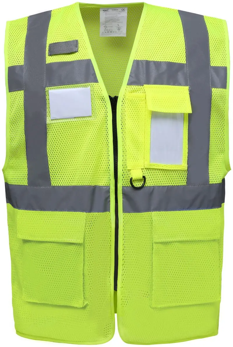 Hi-Vis síťovaná bezpečnostní vesta -