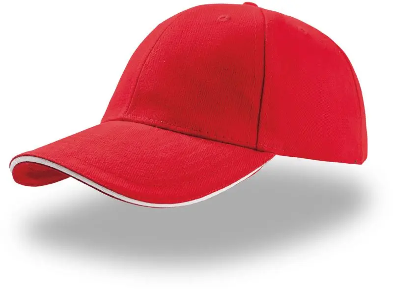 6 panelová kšiltovka "Liberty Sandwich" - red/white
