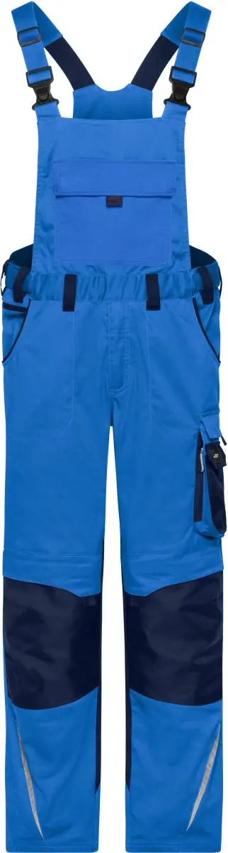 Pracovní kalhoty s laclem - Strong - royal/navy