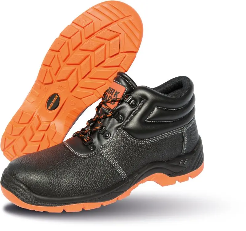 Bezpečnostní boty "Defence" - black/orange