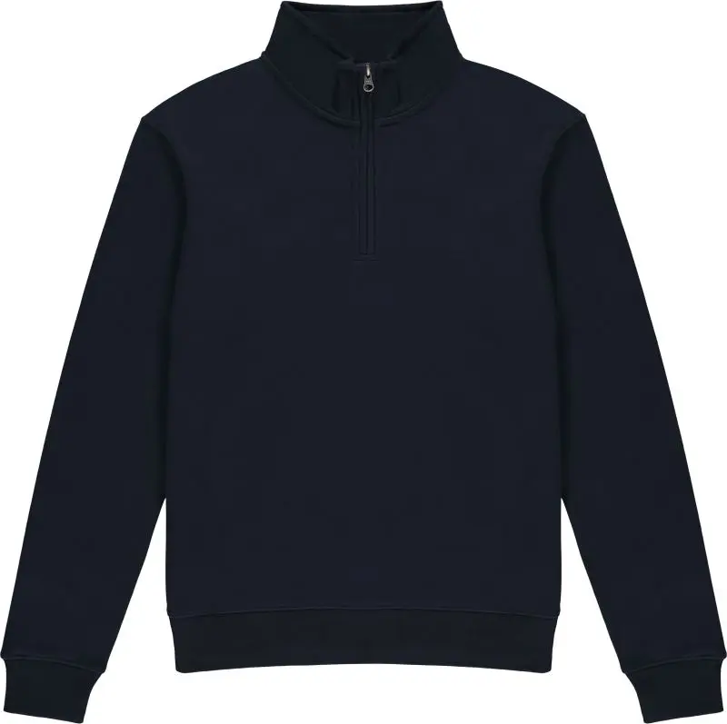 Mikina s 1/4 zipem - navy