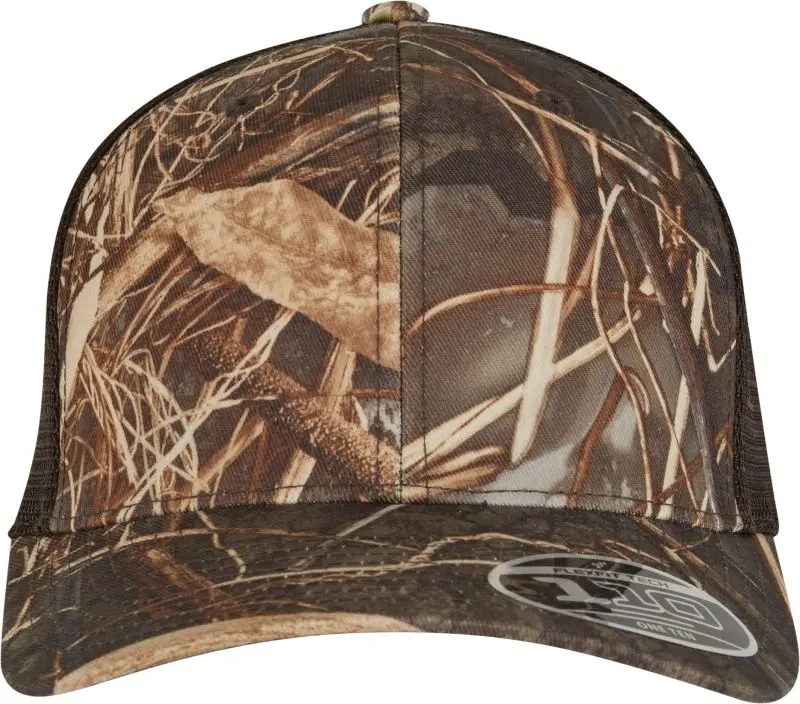 6 panelová Trucker kšiltovka "Realtree Camo" - camo/brown