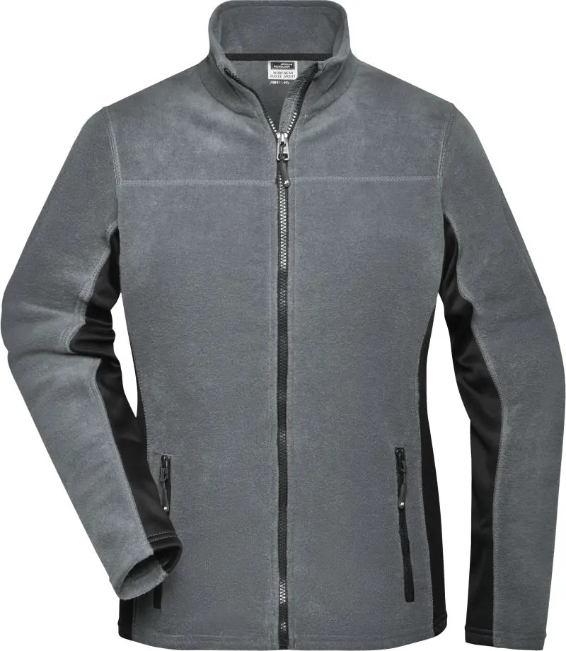 Dámská pracovní mikrofleecová bunda - Strong - carbon/black