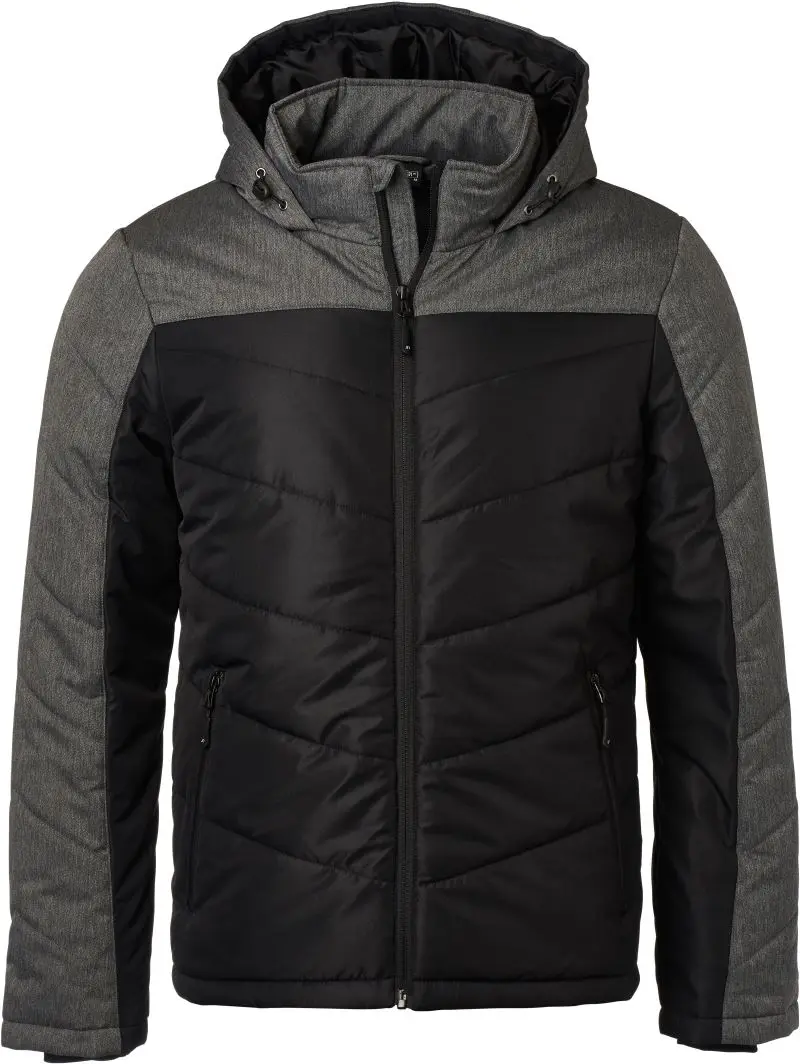 Pánská zimní bunda - black/anthracite melange