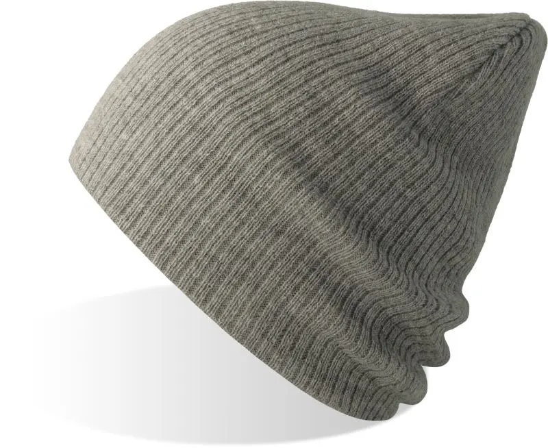 Pletená čepice - light grey melange