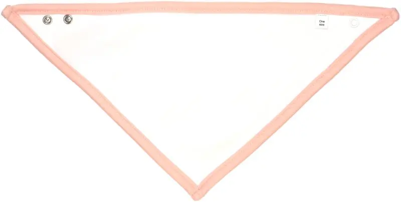 Bryndák bandana - white/powder pink