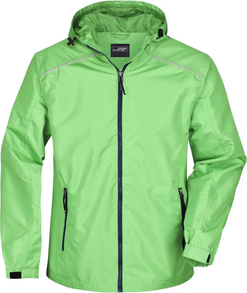 Pánská bunda do deště - spring green/navy