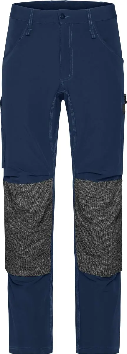 Pracovní 4-cestně strečové kalhoty "Slim Line" - navy