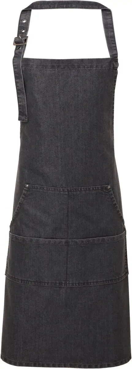 Denim zástěra s laclem -