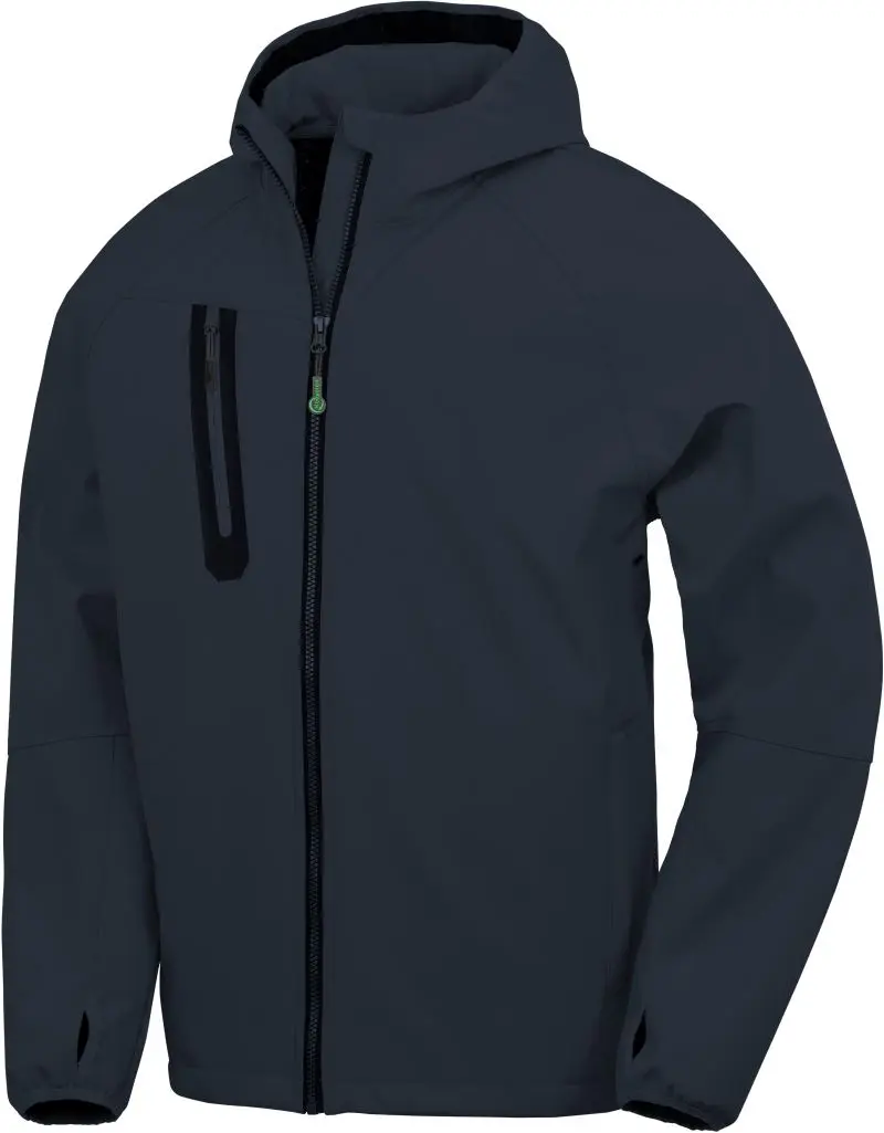 Unisex 3-vrstvá softshellová bunda s kapucí - navy/navy