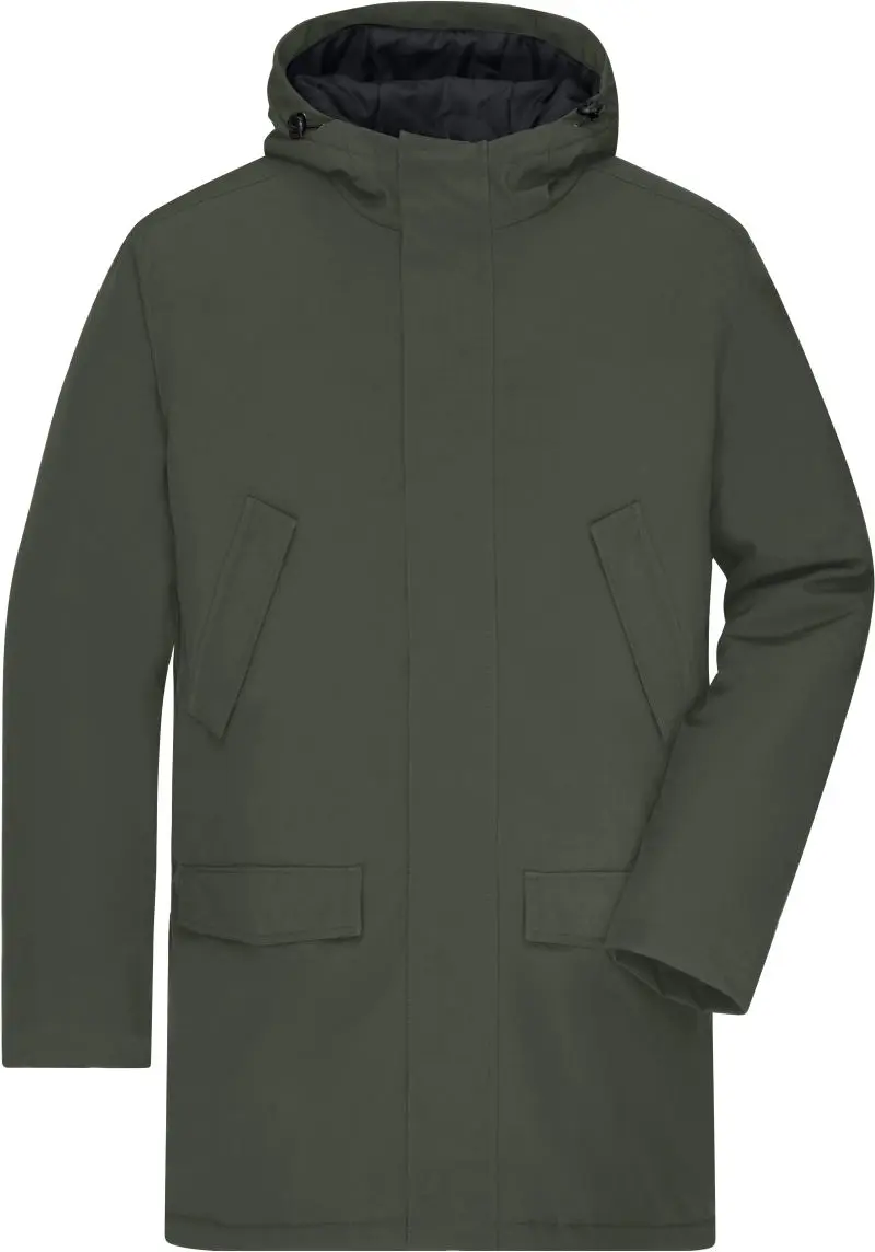 Pánská business parka - olive green