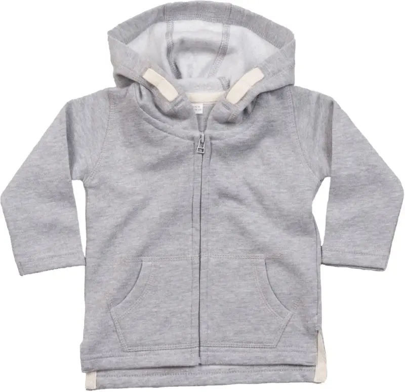 Dětská mikina s kapucí - heather grey melange