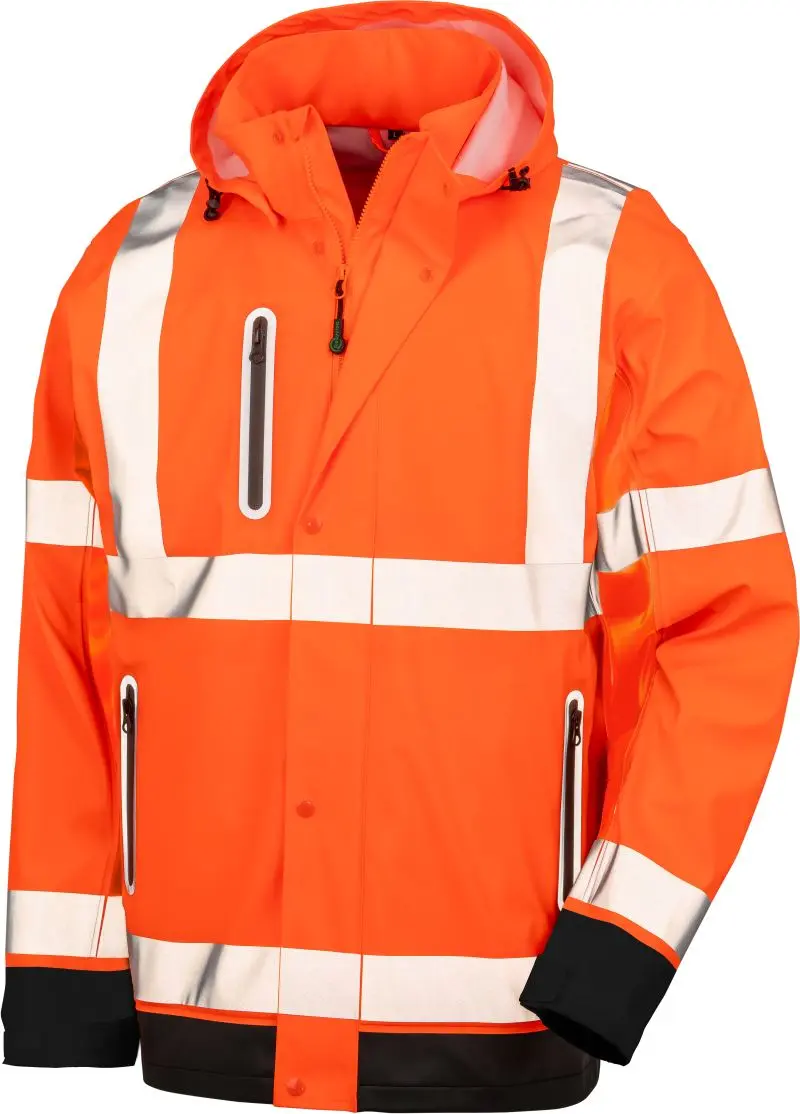 Bezpečnostní bunda - fluorescent orange/black