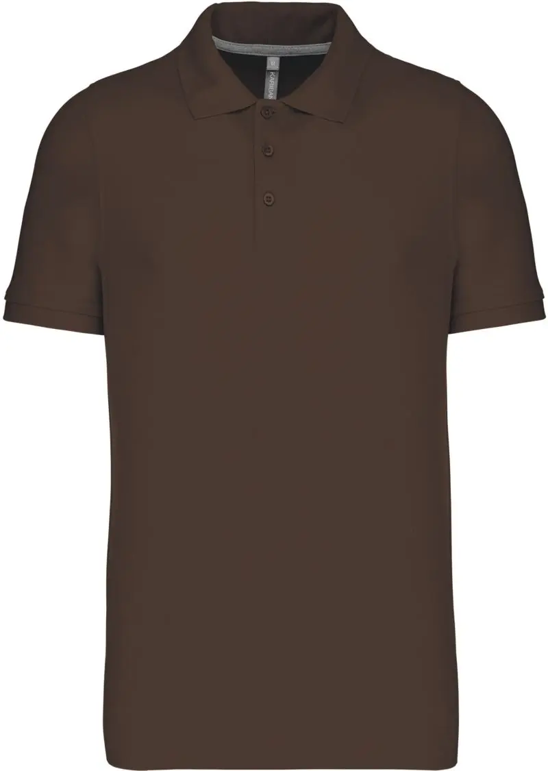 Pánské piqué polo - chocolate