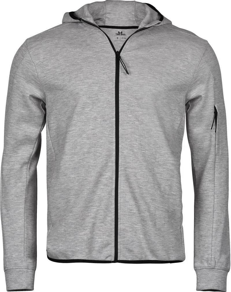 Mikina s kapucí "Athletic" - heather grey