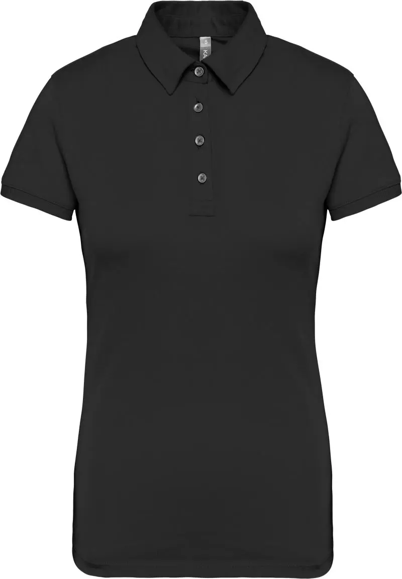Dámské žerzejové polo - black