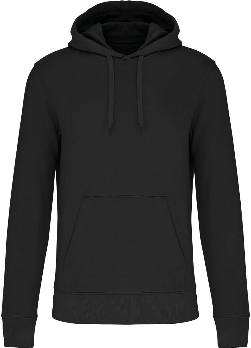 Pánská eco-friendly mikina s kapucí - black