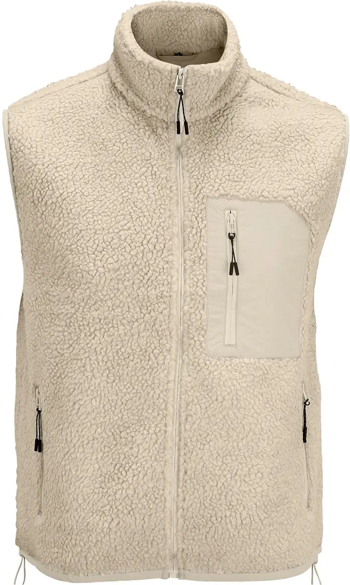 Fleecová vesta Sherpa - shear beige/beige