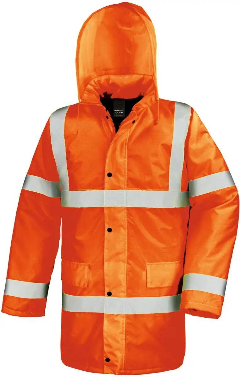 EN ISO 20471:2013 bezpečnostní parka - fluorescent