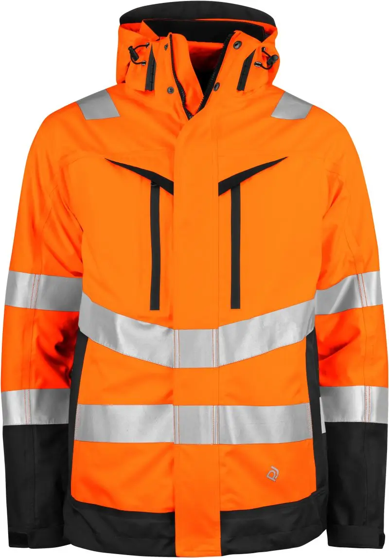 3-v-1 bezpečnostní bunda - hi vis