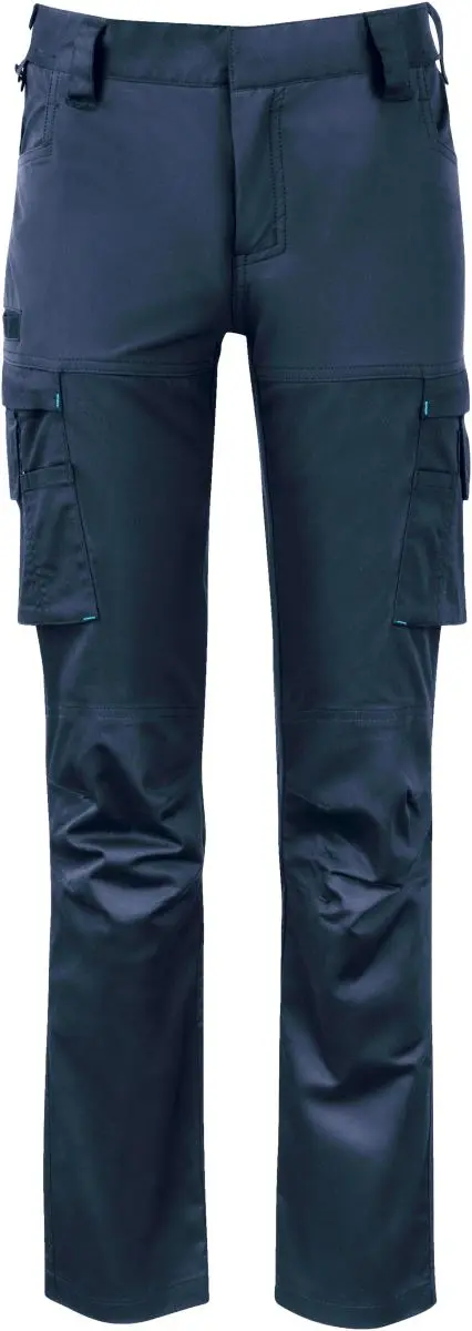 Dámské strečové pracovní kalhoty - navy