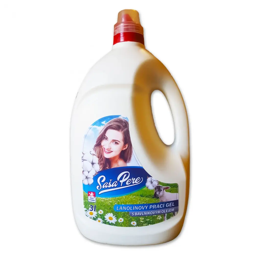 3L Lanolinový prací gel s bavlníkovým olejem