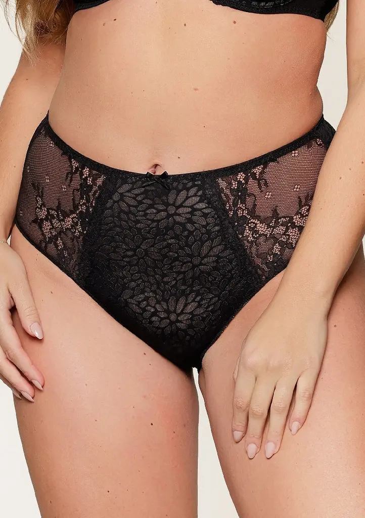 Dámské kalhotky LingaDore 1400B-1 black/nude