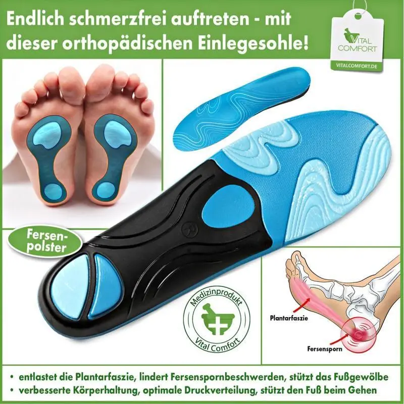 1 pár vložek Vital Comfort, vel. 36-38
