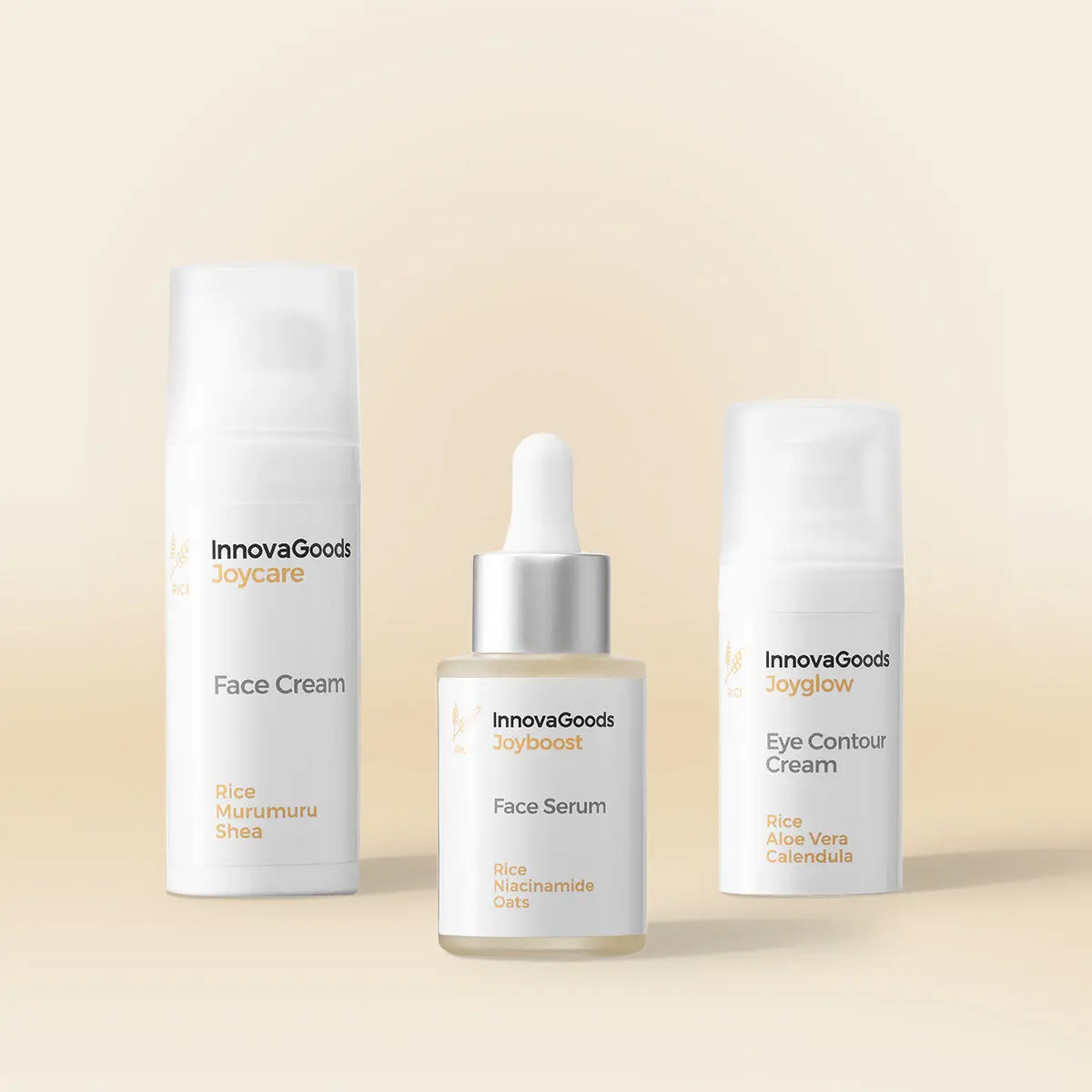 InnovaGoods Balíček na hydrataci obličeje Rice