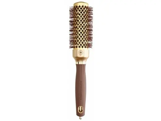 Kartáč Olivia Garden Expert Shine Bristles Gold&Brown 35 (původně NT34)