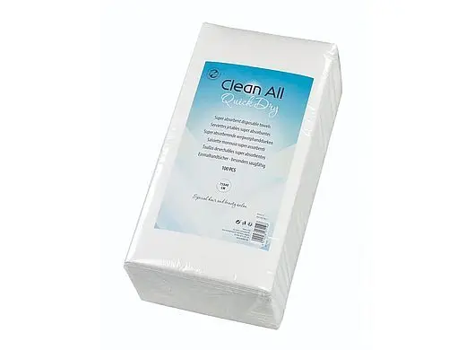 Ručník jednorázový skládaný Clean All Hair 40cmx75cm 100 ks Sibel