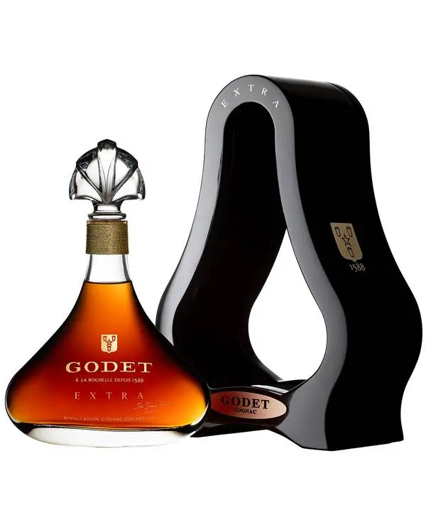 Godet Cognac Godet Extra Hors d 'Age 0,7l 40% + Dárkové Balení