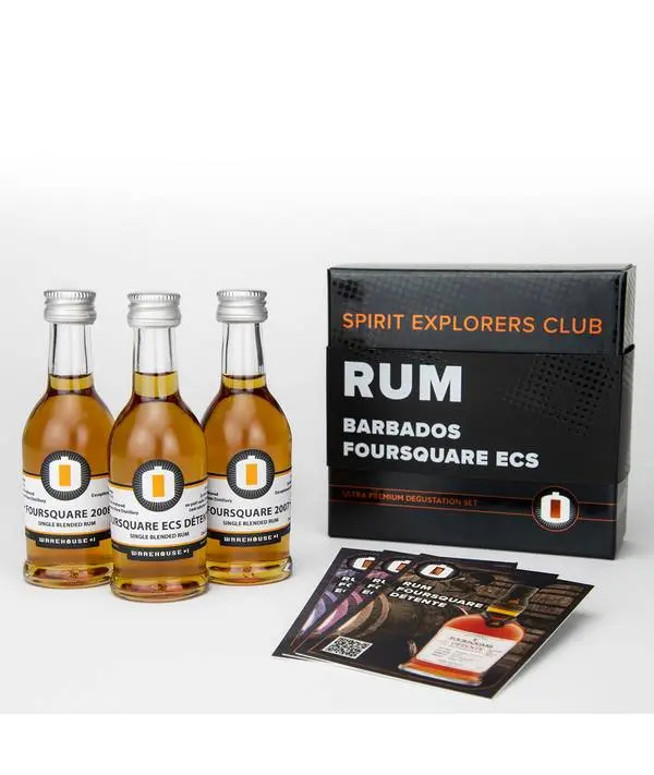 Spirit Explorers Club Barbados Foursquare E.C.S. Mini Pack 56,6666% 0,12 l