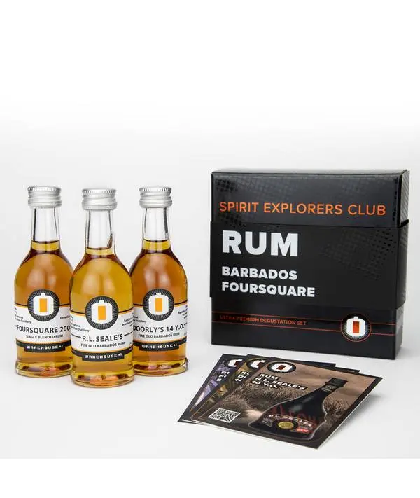 Spirit Explorers Club Barbados Foursquare Mini Pack 48,6667% 0,12 l
