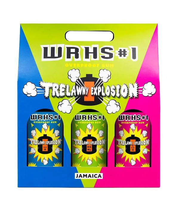 Warehouse #1 Overproof White Rum Trelawny Explosion Set 63,0% 2,1 l
