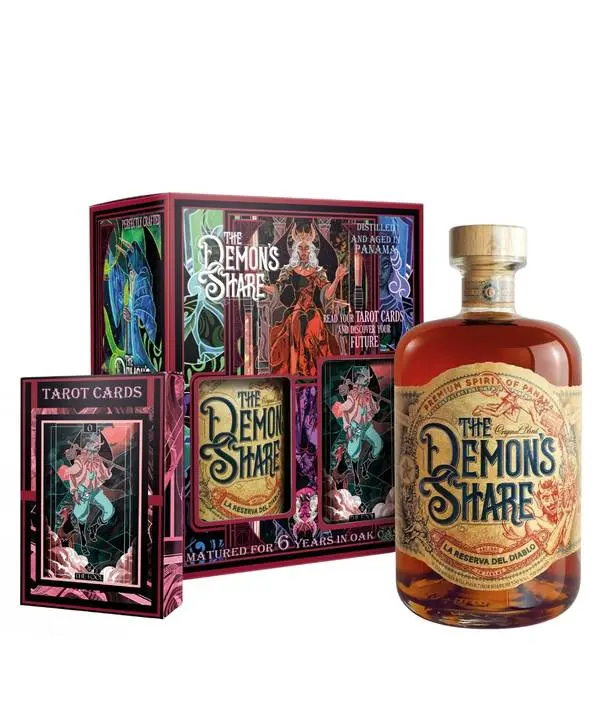 The Demon's Share 6 Y.O. Tarot Cards Gift Box 40,0% 0,7 l