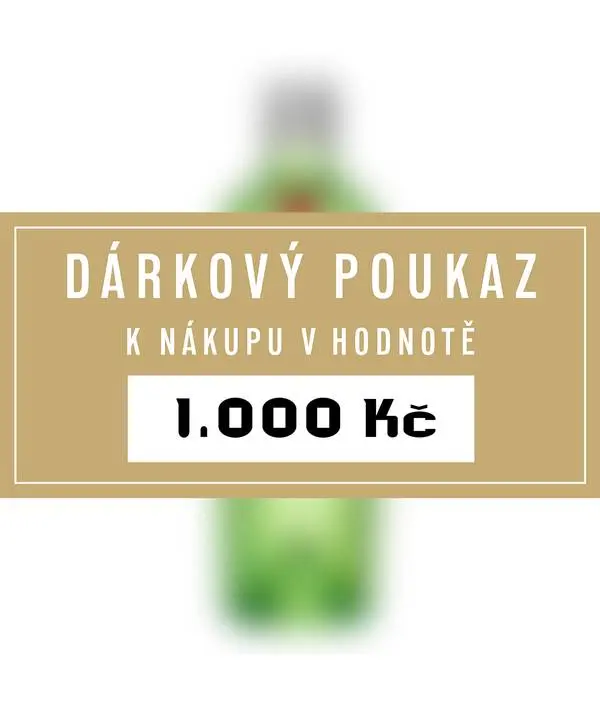 Dárkový poukaz 1000 Kč