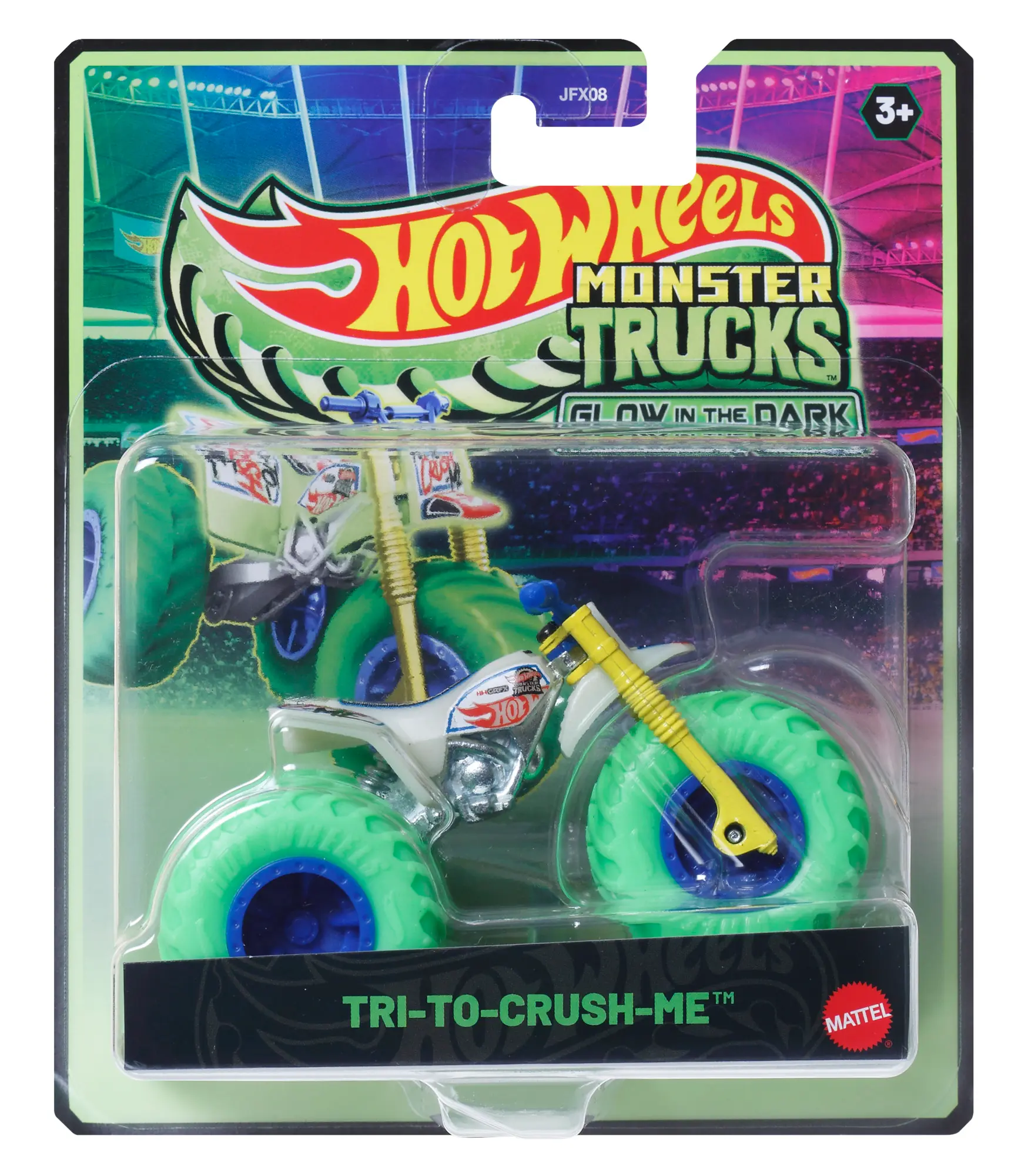 HW MONSTER TRUCKS SVÍTÍCÍ VE TMĚ ASST