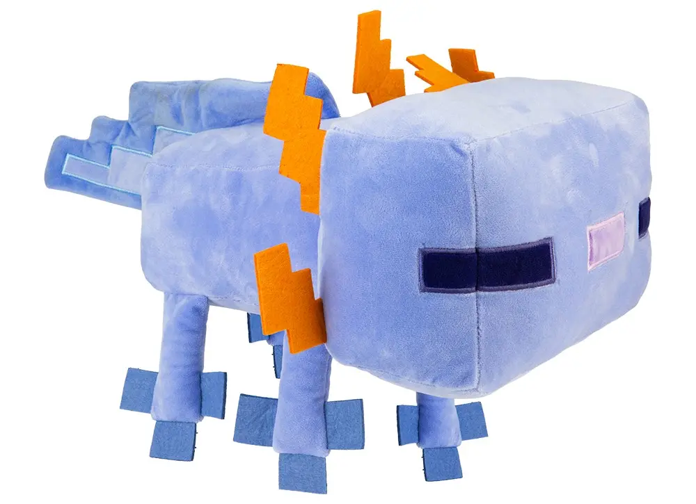 Minecraft plyš Axolotl modrý 44 cm, Wiky, W060623