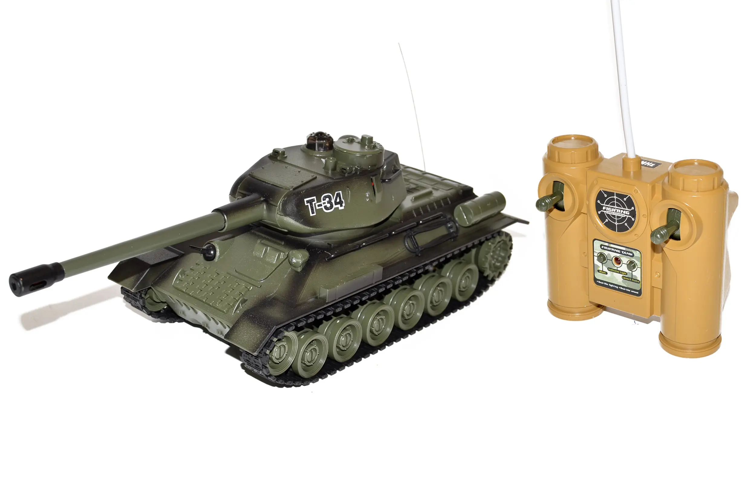 Tank T-34 RC na dálkové ovládání 35 cm, WIKY, 105105