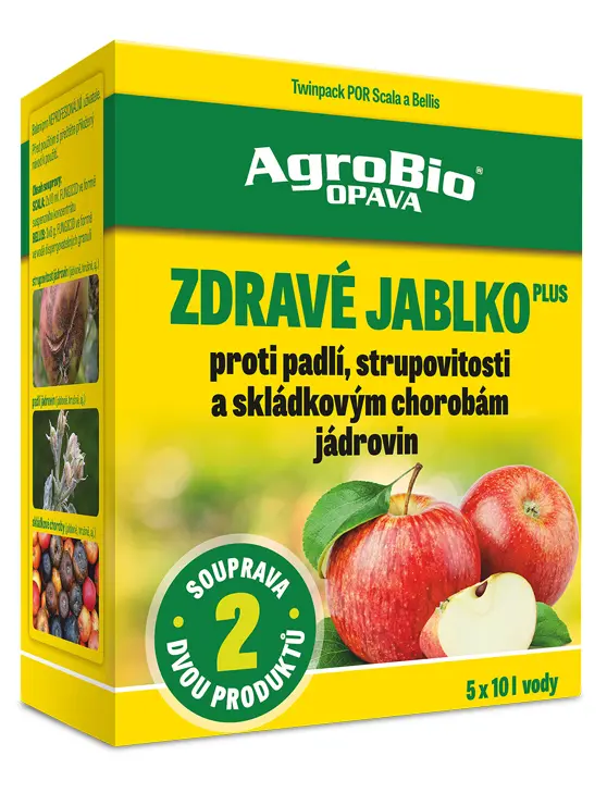 AgroBio Zdravé jablko PLUS - souprava 3x8 g + 2x10 ml