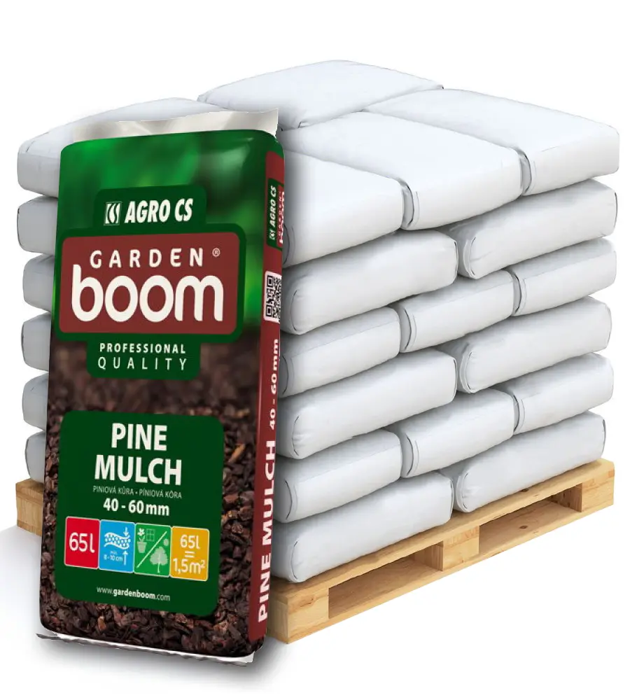 AGRO CS Garden Boom Piniová kůra 40-60 mm Paleta - 39 x 65 l