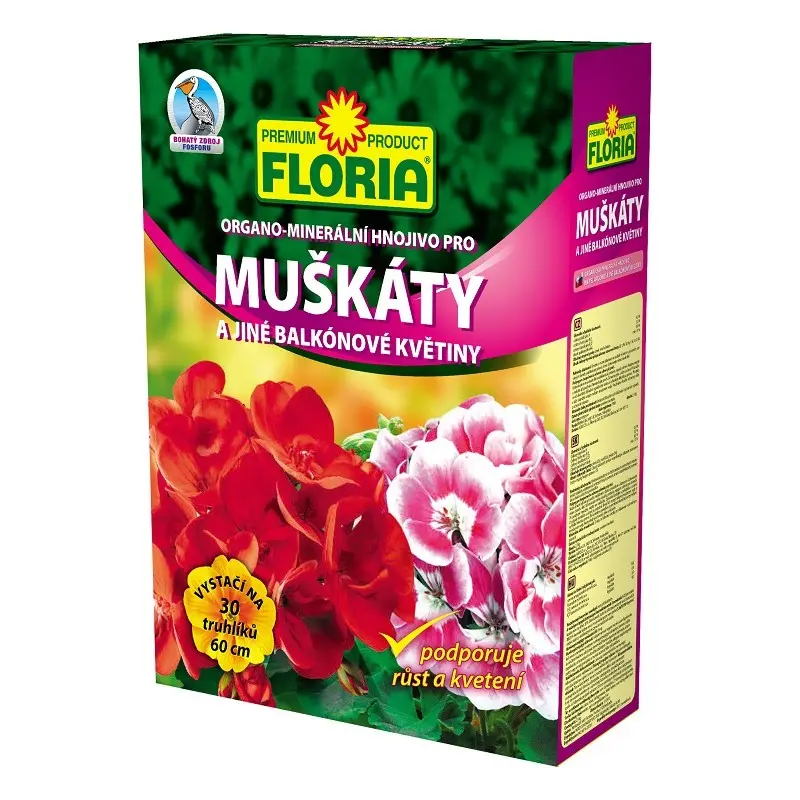 Floria OM hnojivo pro Muškáty 2,5 kg